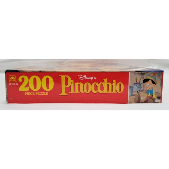 Golden Disney Pinocchio 200 Fully Interlocking Piece Jigsaw Puzzle 14"x18" - Picture 2 of 6